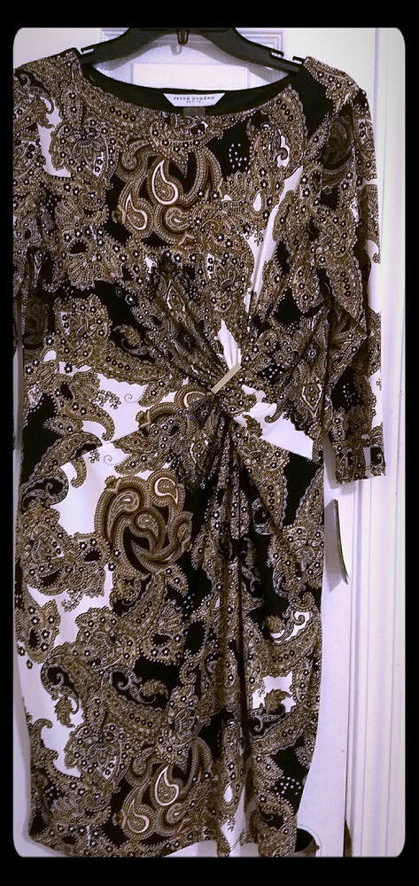 Peter Nygard Paisley Print Dress, Size 12P